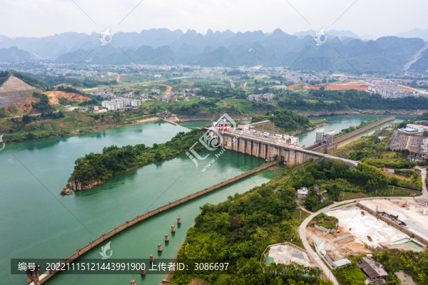 紅水河南寧百龍灘電站