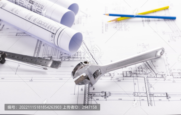工程圖紙和工具