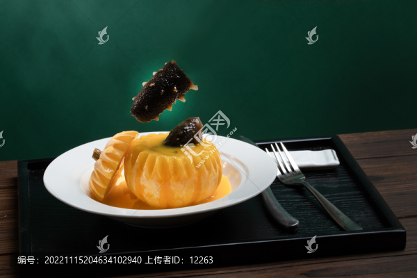 南瓜遼參小米盅