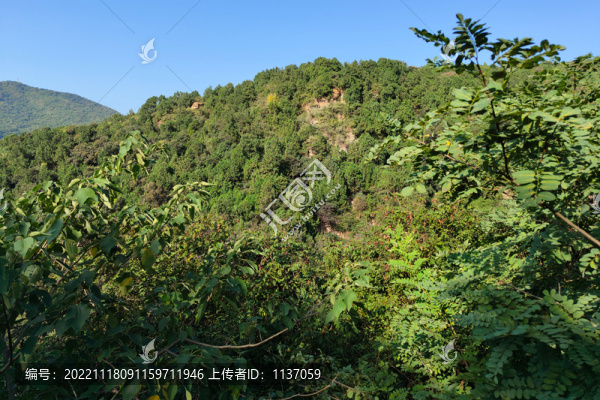 北京八大處公園摩崖谷遠(yuǎn)眺