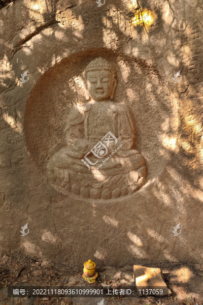 北京八大處公園摩崖谷