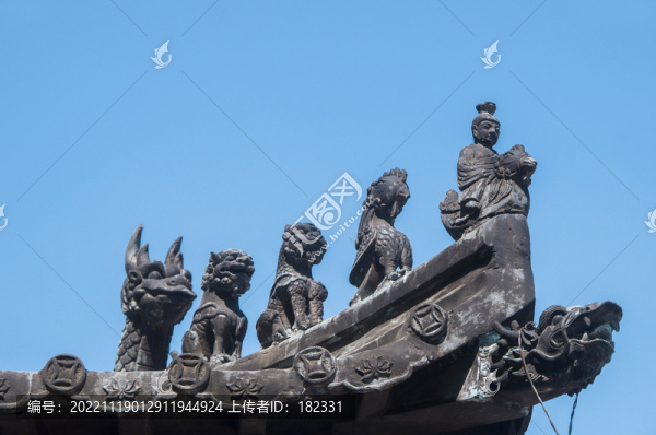中國(guó)建筑垂脊獸