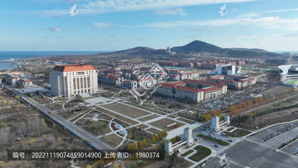 航拍山東大學(xué)青島校區(qū)