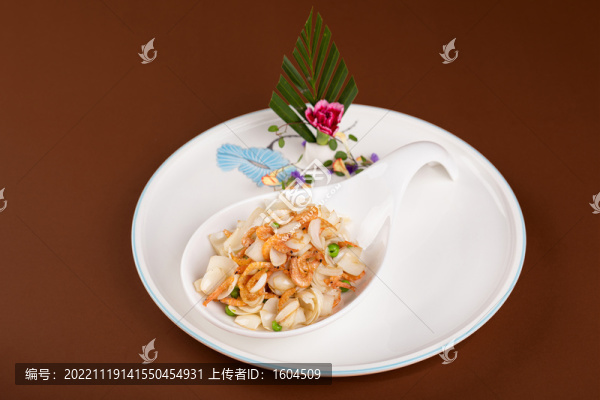 清炒小蝦百合高清大圖