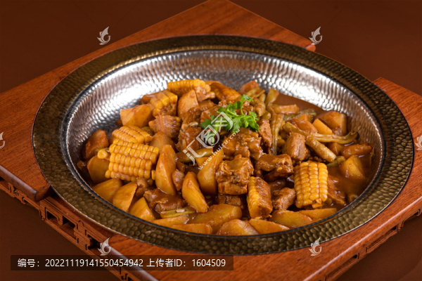 排骨玉米土豆亂燉高清大圖