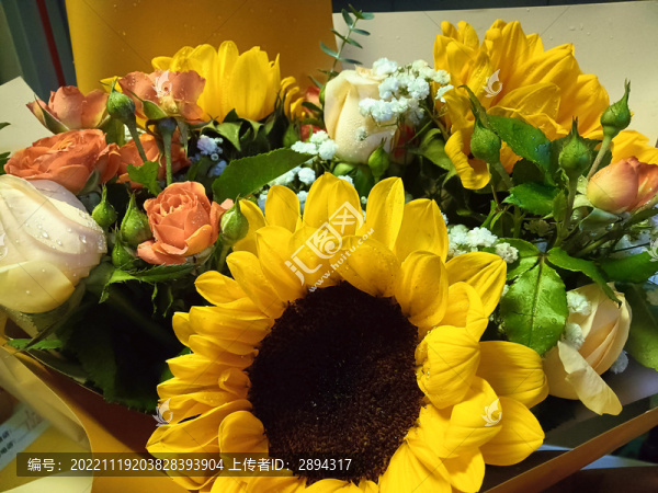向日葵花束