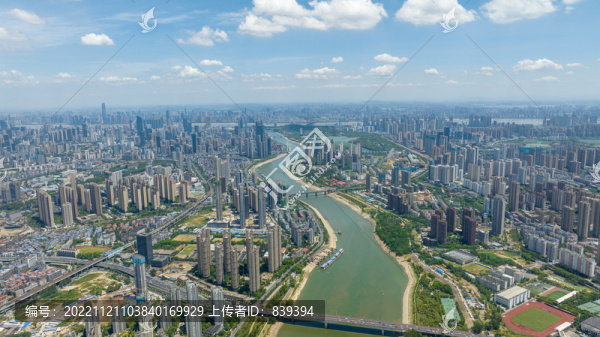 武漢漢江大景