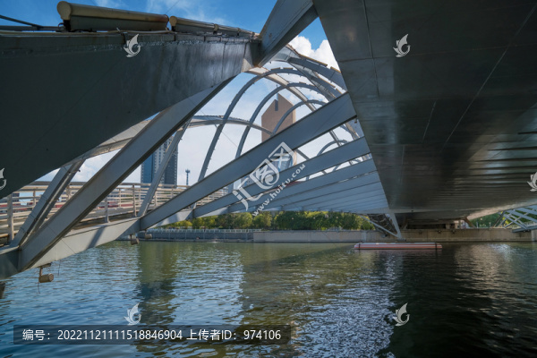 天津城市建筑和海河和橋梁