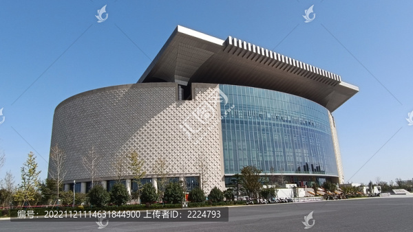 鄭州博物館新館左視圖