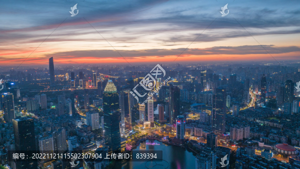漢口夜景航拍