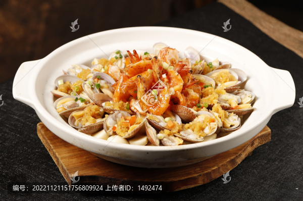 砂鍋煲貝貝蝦