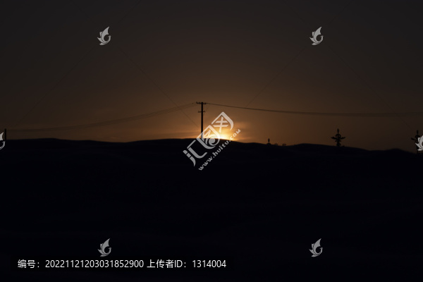 黃昏下的城市