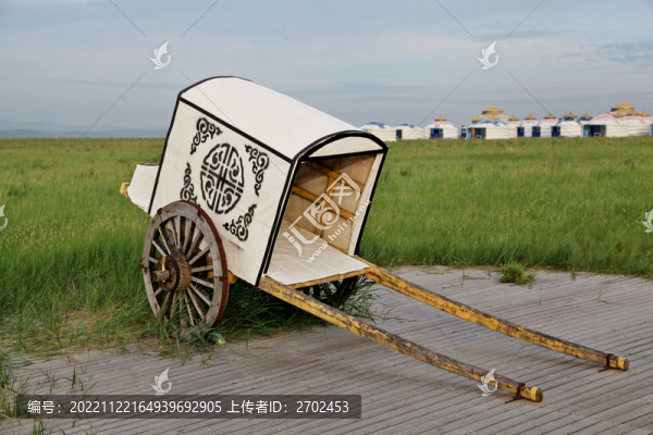 現(xiàn)代草原馬車