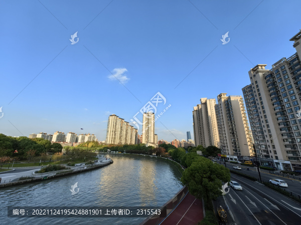 蘇州河沿岸城市建筑風(fēng)光