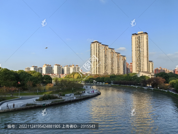 蘇州河沿岸城市建筑風(fēng)光