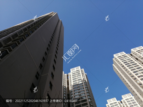 小區(qū)高層居民樓