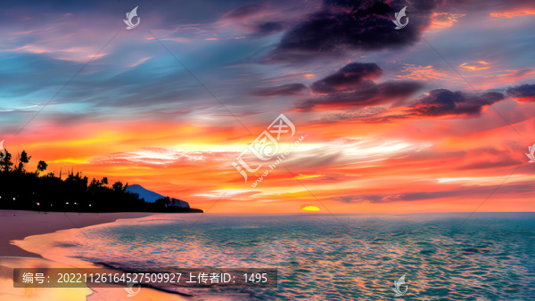 晚霞