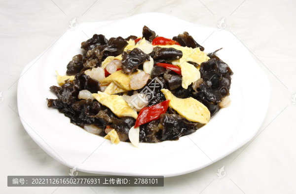 蝦仁木耳炒雞蛋