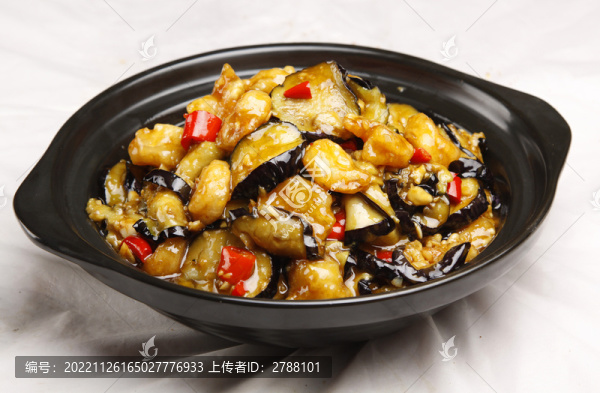 蝦仁茄子煲