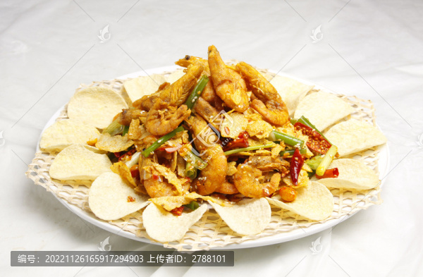 香酥薯片蝦