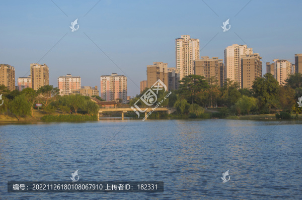 漳州西院湖湖景