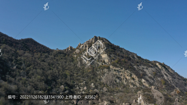 航拍秦嶺終南山翠華山