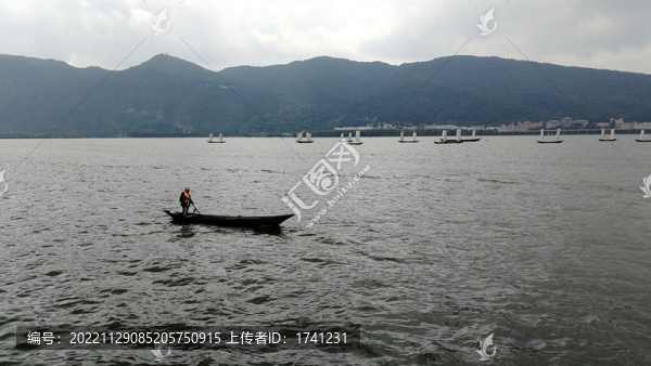 滇池湖景