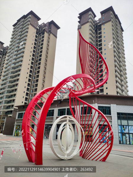 城市地標(biāo)彩鋼雕塑造型