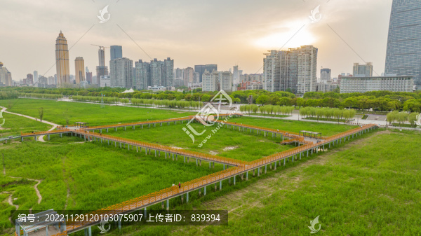 漢口江灘棧橋航拍