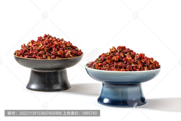 白底上的花椒