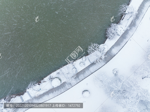 武漢東湖磨山風(fēng)景區(qū)冬季雪景
