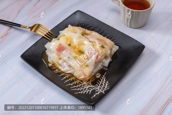 廣式早餐臘腸腸粉