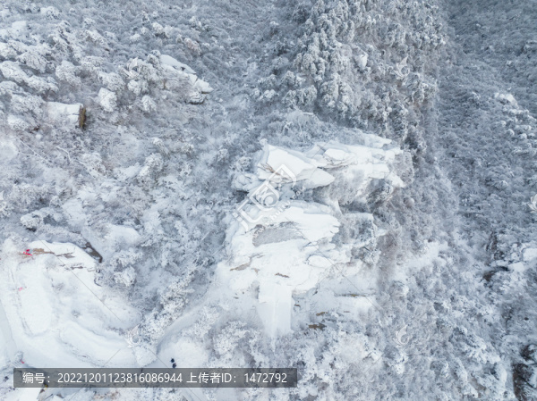 江西廬山風景區(qū)雪景風光