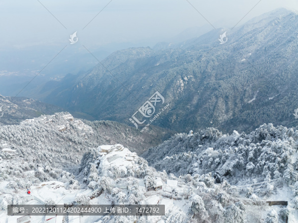 江西廬山風(fēng)景區(qū)雪景風(fēng)光