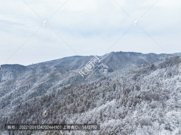 江西廬山風(fēng)景區(qū)雪景風(fēng)光
