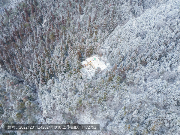 江西廬山風(fēng)景區(qū)雪景風(fēng)光