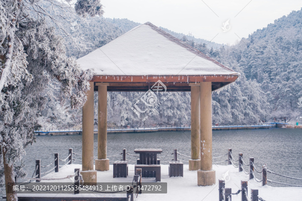 江西廬山風(fēng)景區(qū)雪景風(fēng)光
