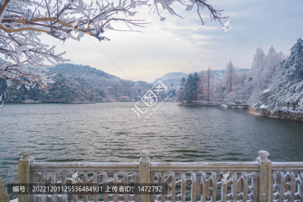 江西廬山風(fēng)景區(qū)雪景風(fēng)光