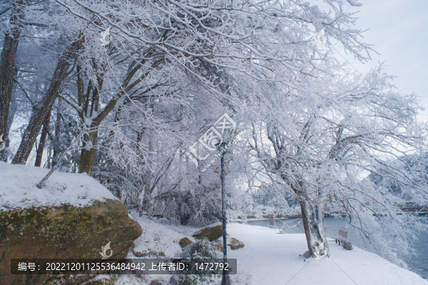 江西廬山風(fēng)景區(qū)雪景風(fēng)光