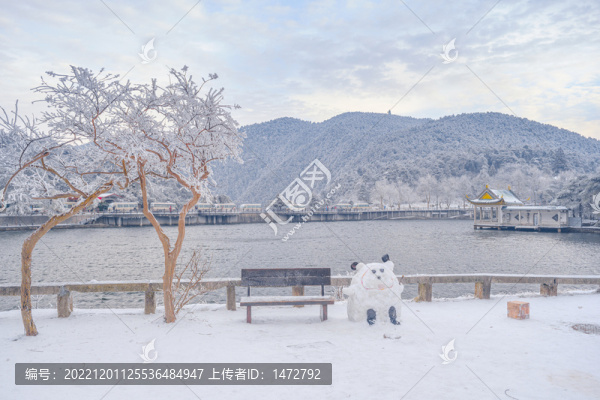 江西廬山風景區(qū)雪景風光