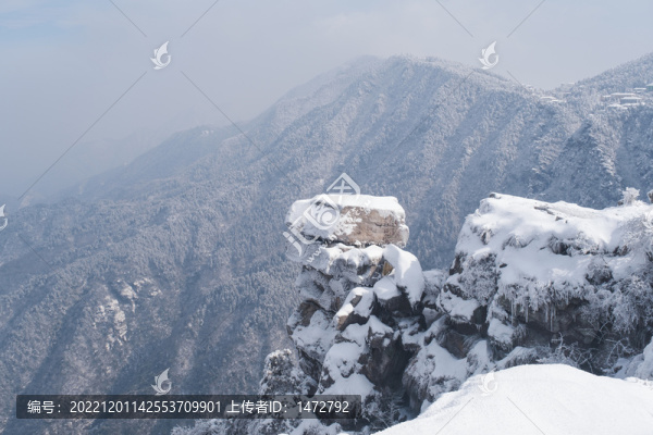 江西廬山風(fēng)景區(qū)雪景風(fēng)光