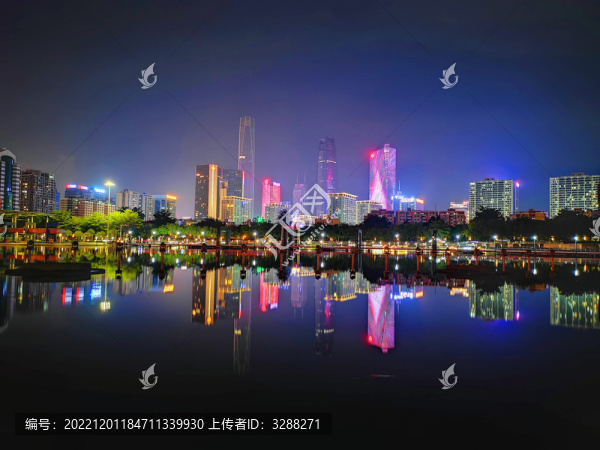 廣東東莞天空之鏡夜景