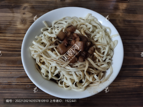 干拌面早餐