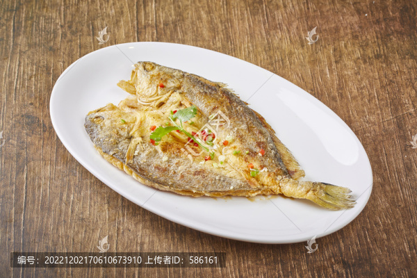 干煎黃花魚