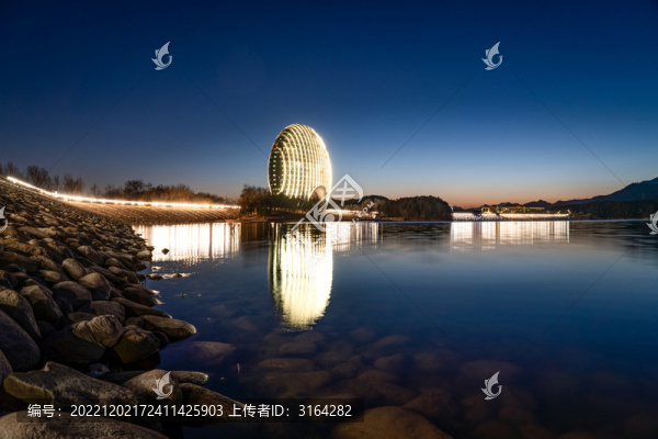 北京雁棲湖日出東方酒店日落