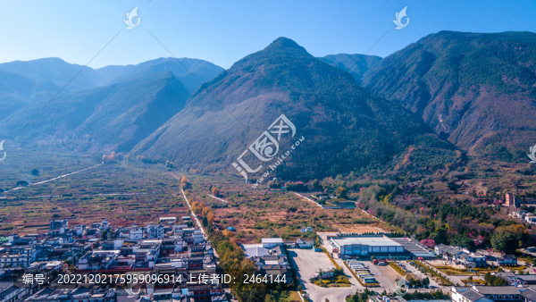 大理蝴蝶泉景區(qū)航拍