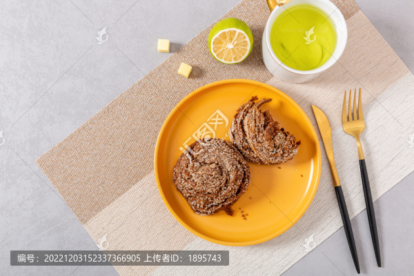 津門小吃大麻醬餅
