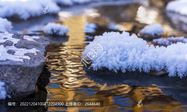 阿爾山五里泉雪花冰花