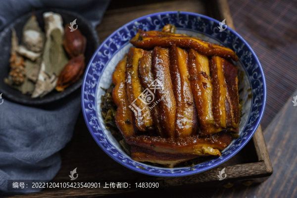 扣肉咸燒白