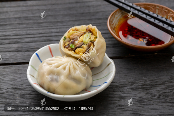 薄皮素蒸包